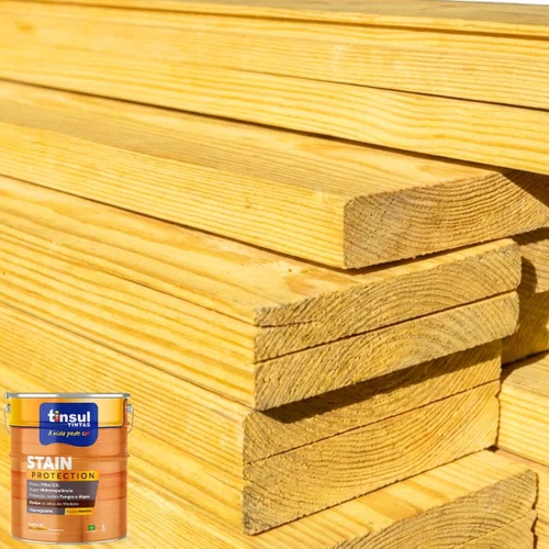 Stain Protection Natural Uv 18L | Tinsul