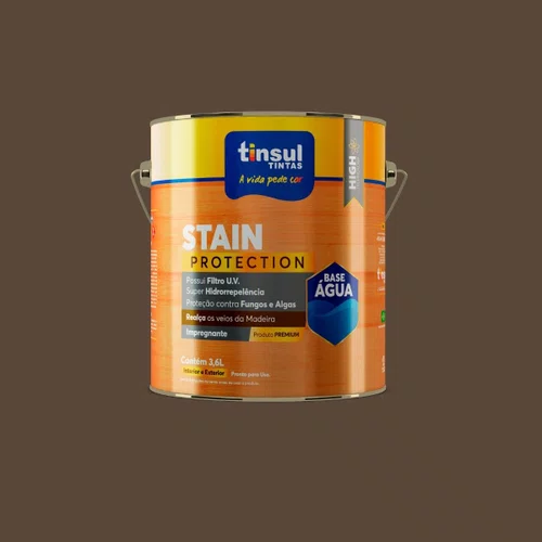 Stain Protection Nogueira Base Água 3,6l | Tinsul