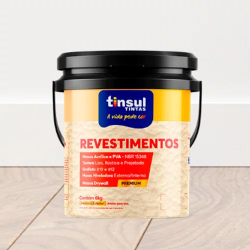 Textura Acrílica Lisa 6kg | Tinsul