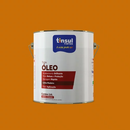 Tinta a Óleo Assoalho Amarelo Óxido 3,6l | Tinsul