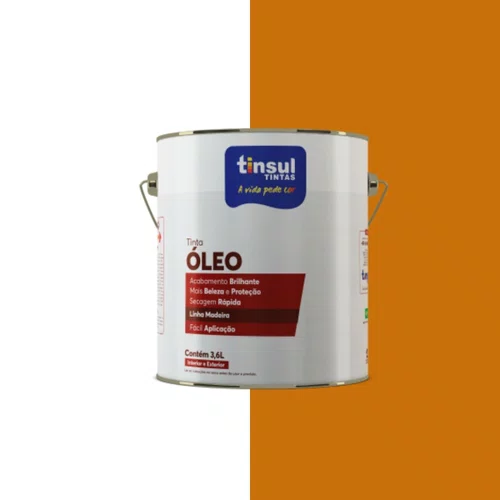 Tinta a Óleo Assoalho Amarelo Óxido 900ml | Tinsul