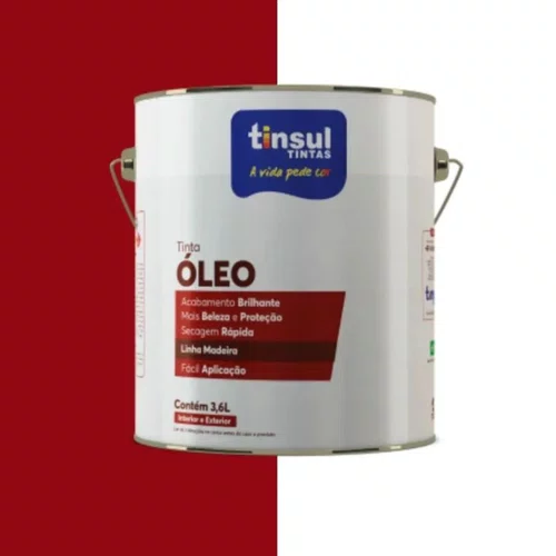Tinta a Óleo Assoalho Vermelho Óxido 3,6L | Tinsul