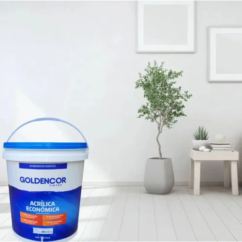 Tinta Acrílica Econômica Branco Fosco 3,6l | Goldencor