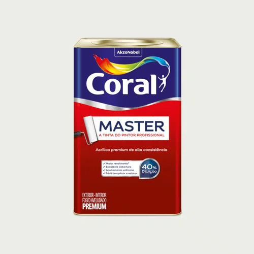 Tinta Acrílica Master Branco 18L | Coral