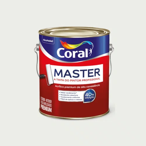 Tinta Acrílica Master Branco 3,6L | Coral
