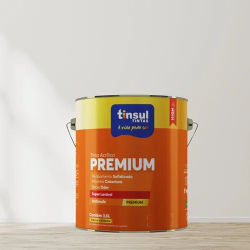 Tinta Acrílica Premium Branco Fosco 3,6L | Tinsul