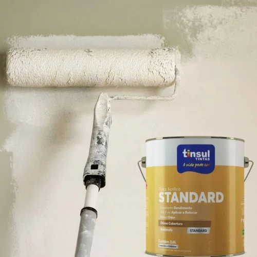 Tinta Acrílica Standard Branco Fosco 900ml | Tinsul