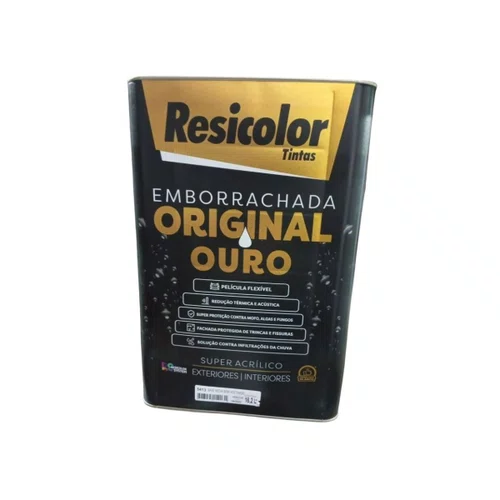 Tinta Acrílico Ouro Emborrachada Branco 18L | Resicolor