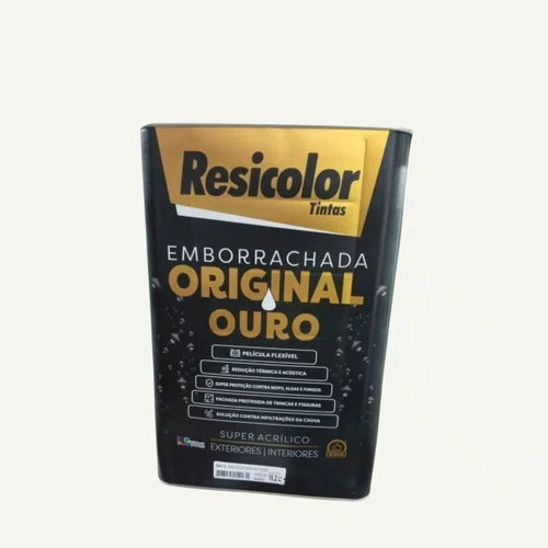 Tinta Acrílico Ouro Emborrachada Branco 18L | Resicolor