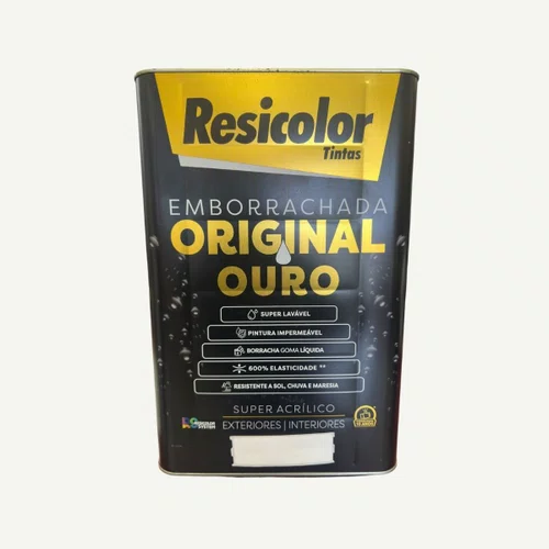 Tinta Acrílico Ouro Emborrachada Branco 18L | Resicolor