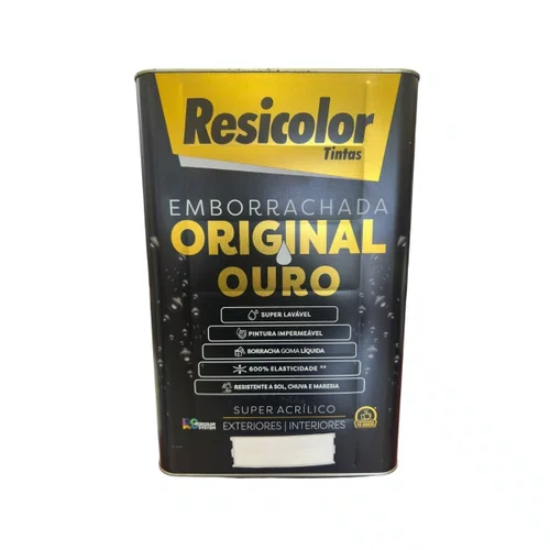 Tinta Acrílico Ouro Emborrachada Branco 18L | Resicolor