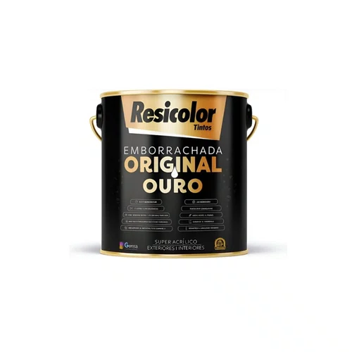 Tinta Acrílico Ouro Emborrachada Branco 3,6L | Resicolor