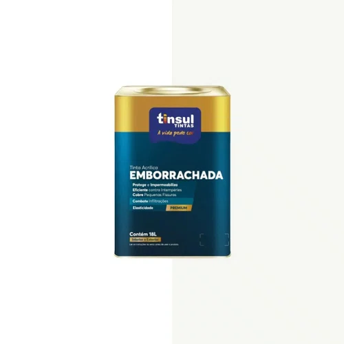 Tinta Emborrachada Premium Fosca Branco 18L | Tinsul