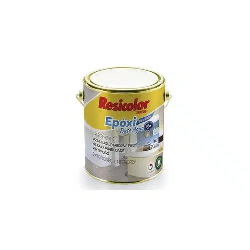 Tinta Epóxi Base Água Branco Acetinado 3,6L | Resicolor