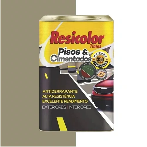 Tinta para Piso Concreto Acetinado 18l | Resicolor