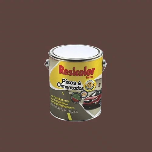 Tinta para Piso Marrom Acetinado 3,6l | Resicolor