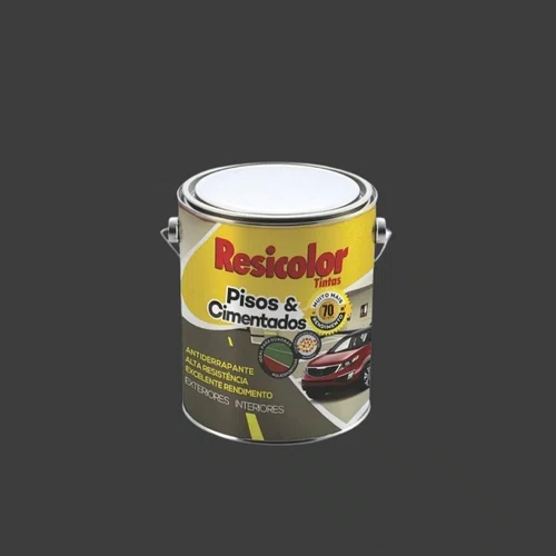 Tinta para Piso Preto Acetinado 900ml | Resicolor