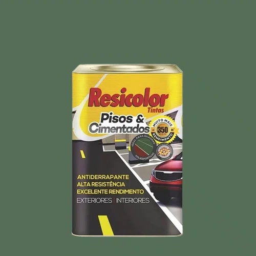 Tinta para Piso Verde Acetinado 18l | Resicolor