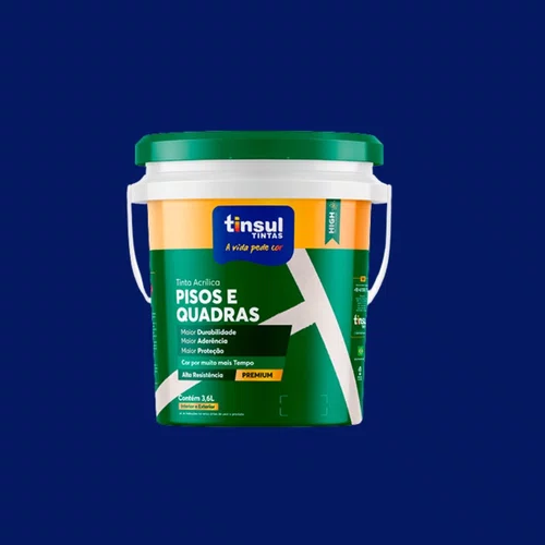 Tinta para Pisos e Quadras Azul 3,6l | Tinsul