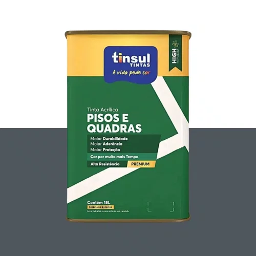 Tinta para Pisos e Quadras Chumbo 18l | Tinsul
