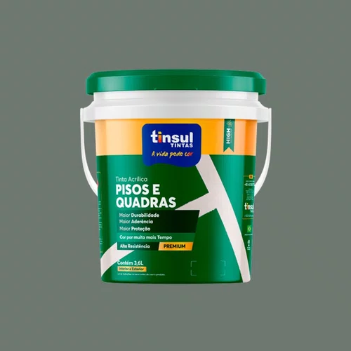 Tinta para Pisos e Quadras Concreto 3,6l | Tinsul
