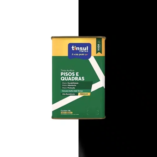 Tinta para Pisos e Quadras Preto 18l | Tinsul