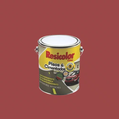 Tinta Piso Vermelho Segurança Acetinado 3,6l | Resicolor