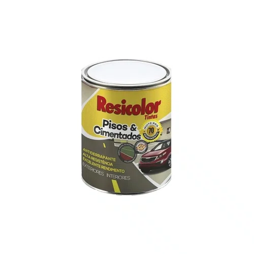 Tinta Piso Vermelho Segurança Acetinado 900ml | Resicolor