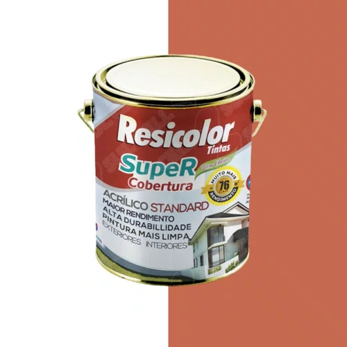 Tinta Suber Cobertura Terracota Semibrilho 3,6l | Resicolor