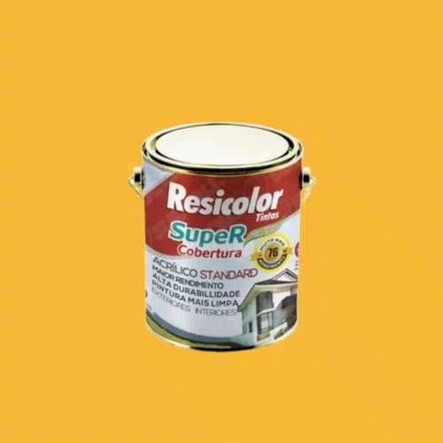 Tinta Super Cobertura Amarelo Frevo SB 3,6l | Resicolor