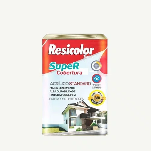 Tinta Super Cobertura Branco Semibrilho 18l | Resicolor
