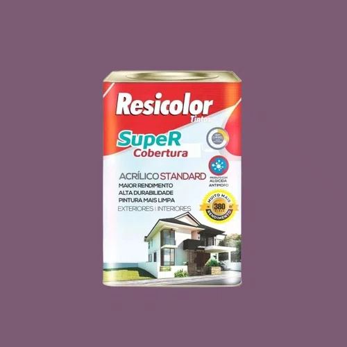 Tinta Super Cobertura Uva Fosco 18l | Resicolor