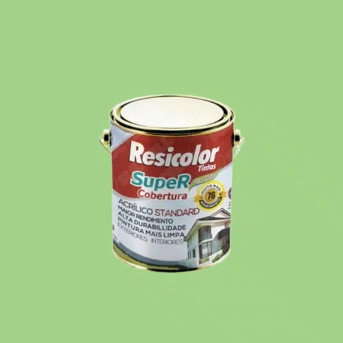Tinta Super Cobertura Verde Limão Fosco 3,6l | Resicolor