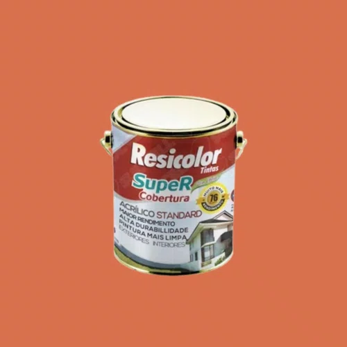 Tinta Super Cobertura Laranja Maracatu Fosco 3,6l | Resicolor