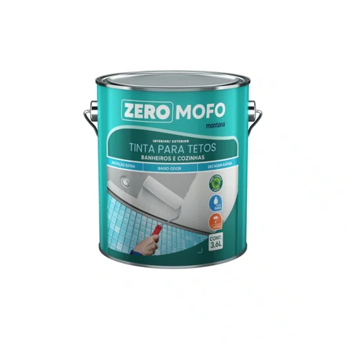 Tinta Zero Mofo Branco Acetinado 3,6l | Montana