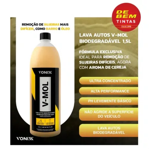V-mol Lava Autos Desincrustante 500ml | Vonixx