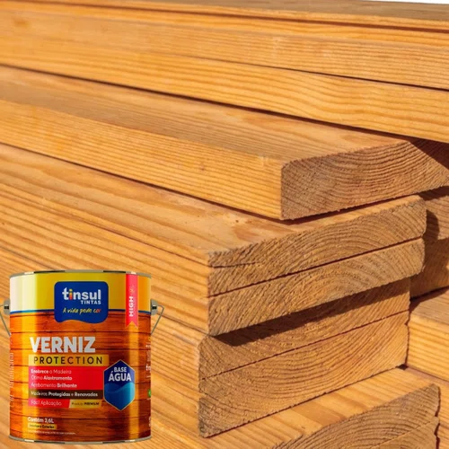 Verniz Base Água Canela Brilhante 3,6l | Tinsul