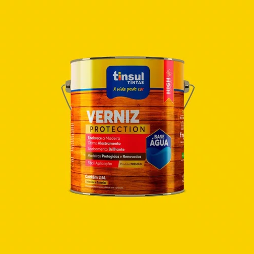 Verniz Base Água Cerejeira Brilhante 3,6l | Tinsul
