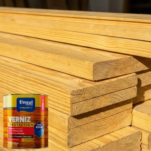 Verniz Base Água Cerejeira Brilhante 900ml | Tinsul