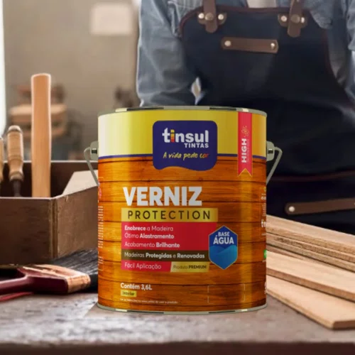 Verniz Base Àgua Imbuia Brilhante 3,6l | Tinsul
