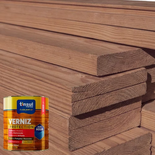 Verniz Base Água Imbuia Brilhante 900ml | Tinsul