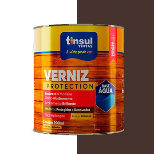 Verniz Base Água Ipê Brilhante 900ml | Tinsul