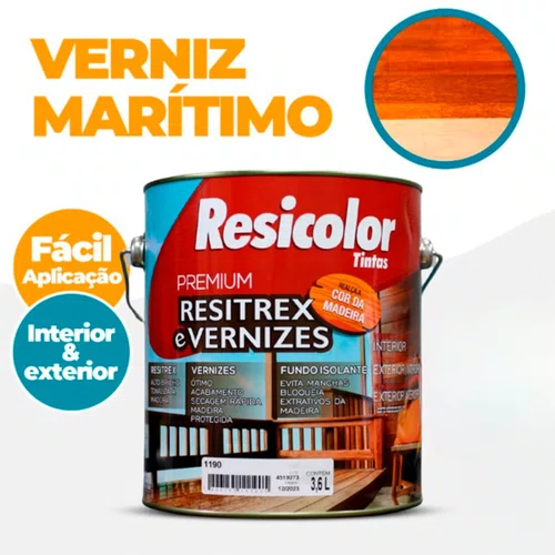 Verniz Maritimo Brilhante 3,6L | Resicolor
