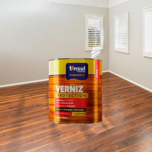 Verniz Pu para Assoalho Brilhante 900ml | Tinsul