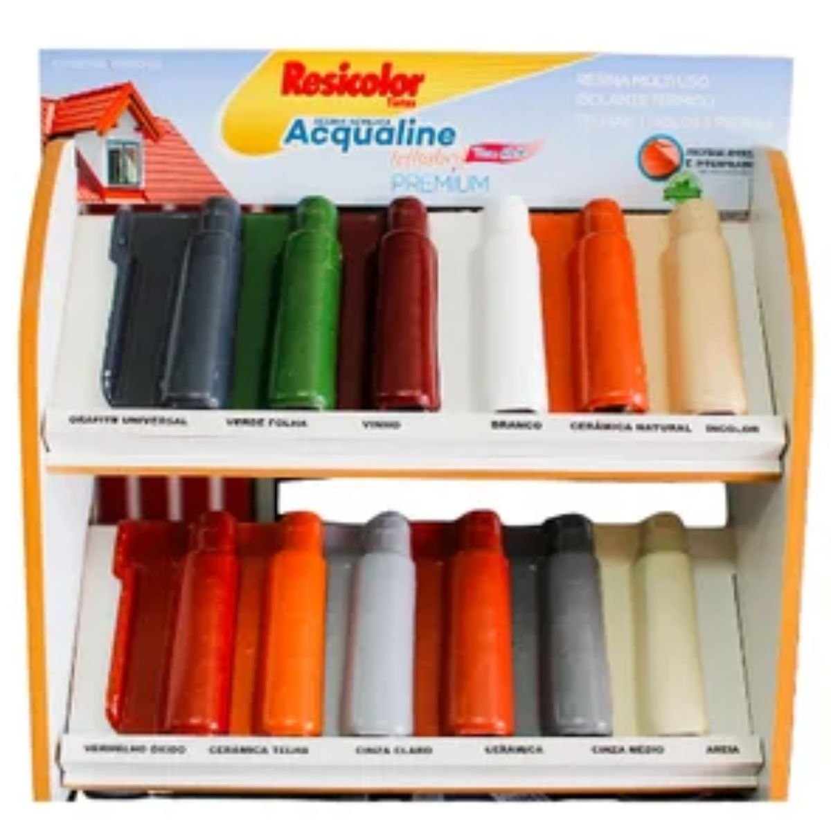 Resina Telhabril Acqualine Incolor 18L| Resicolor