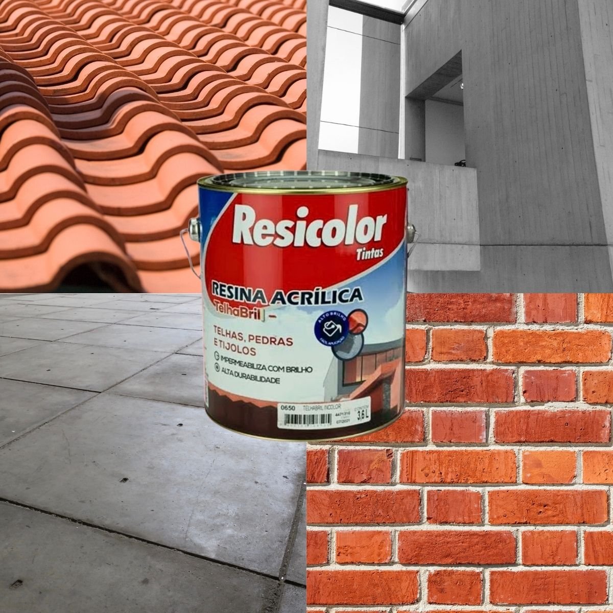 Resina Telhabril Incolor Base Thinner 3,6l | Resicolor
