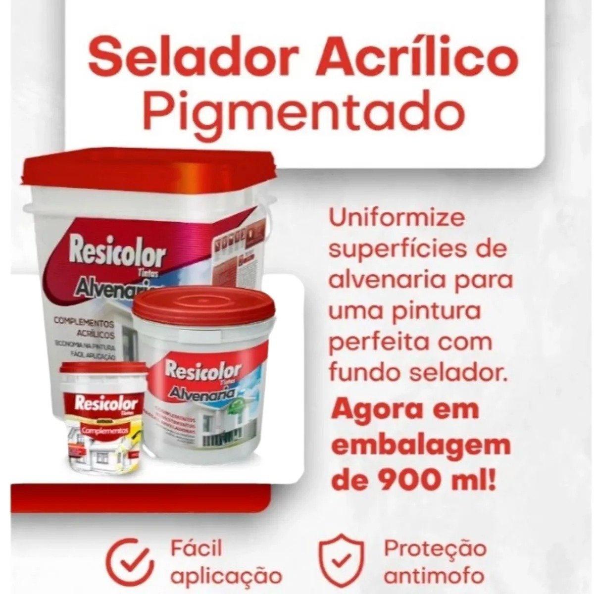 Selador Acrílico Pig 900ml | Resicolor