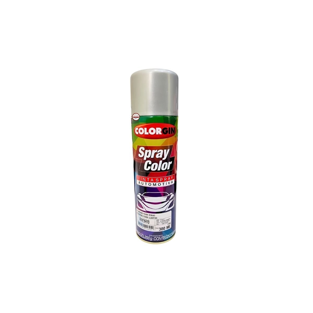 Spray Color Alumínio para Rodas 300ml | Colorgin