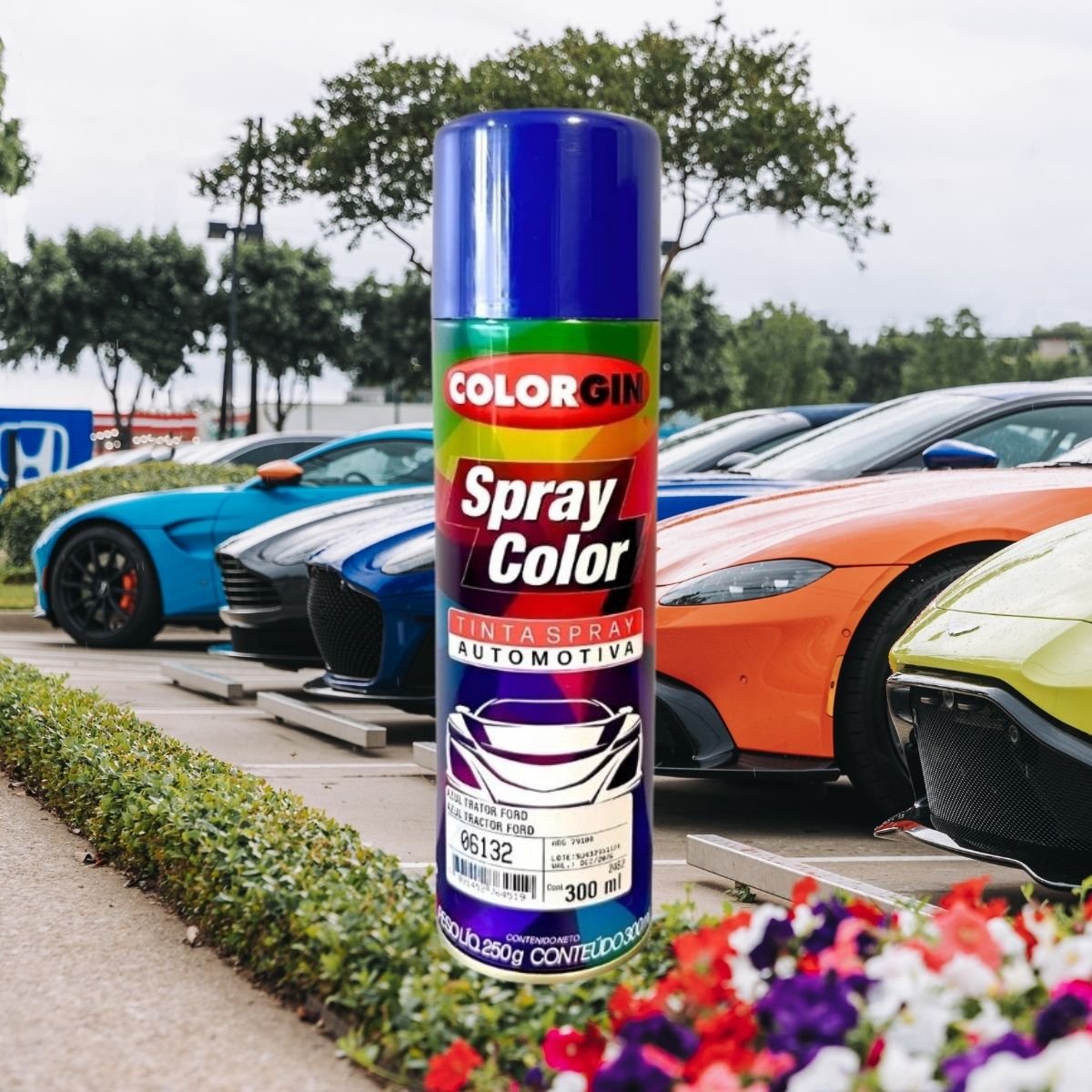 Spray Color Azul Ford Trator 300ml | Colorgin