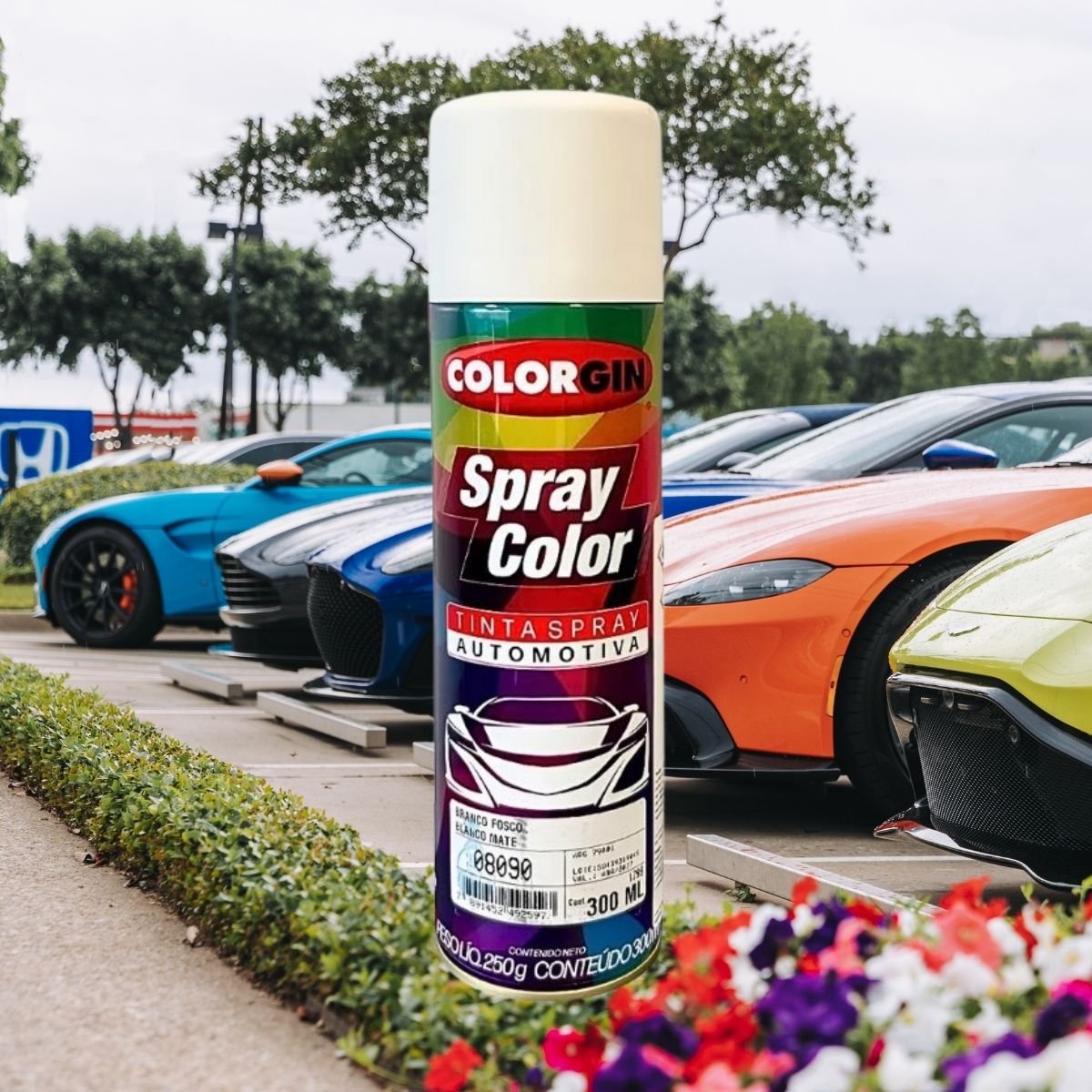 Spray Color Branco Fosco 300ml | Colorgin